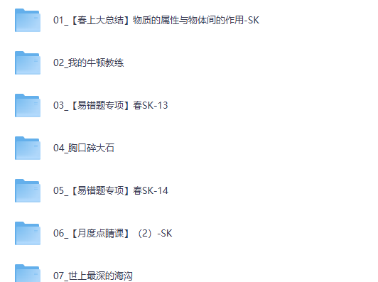【2026初二春下】自然科学自主学习·SK-付雷