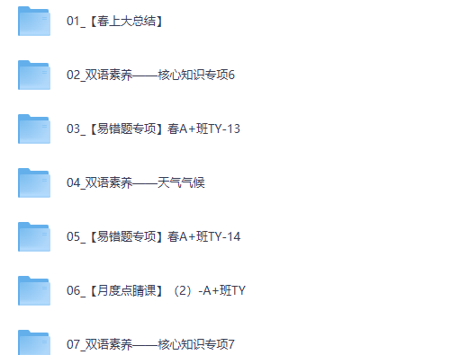 【2026初一春下】双语素养自主学习·TY·A+ 张宇菲-崔晓凡
