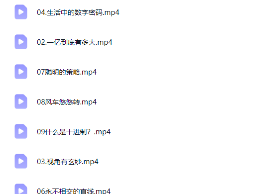 非常数学课 9-12岁三至六年级 （完结）