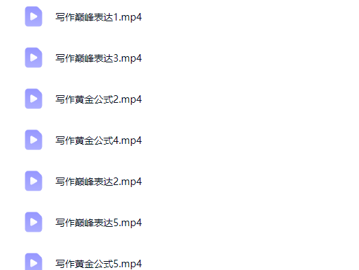 高中英语 写作巅峰表达 黄金公式