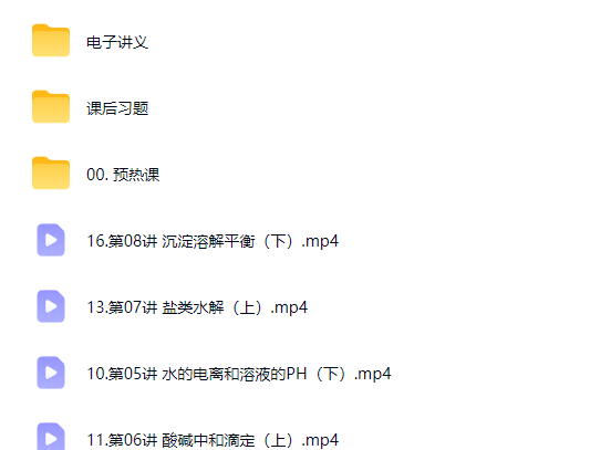 2027高中高二化学 李政 暑假班