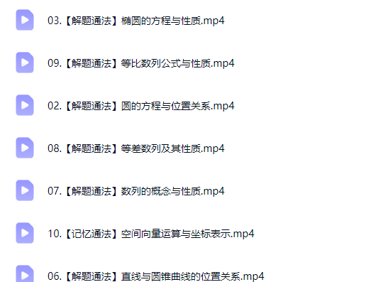 2027高中高二数学 王子悦 暑假班