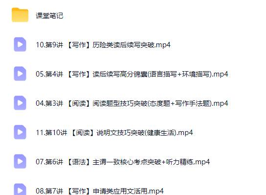 2027高中高二英语 卫宇晴 S班一轮暑假班