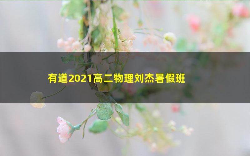 有道2021高二物理刘杰暑假班