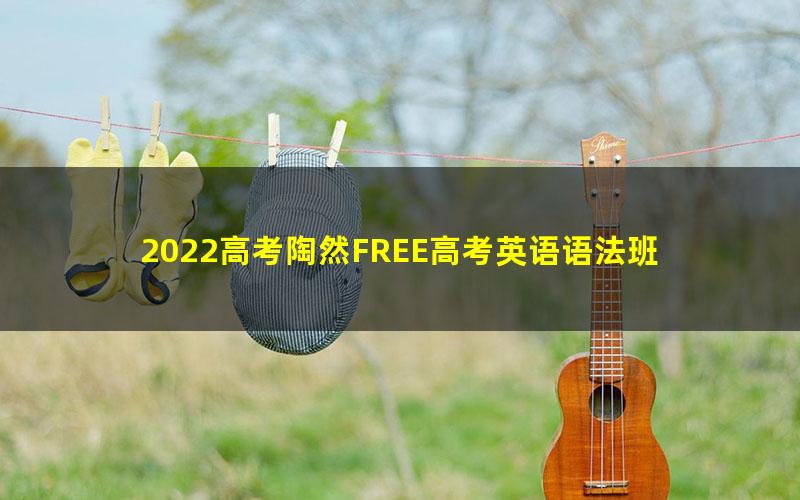 2022高考陶然FREE高考英语语法班