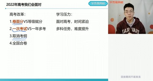 学而思2021寒假高二王淏然语文定点提分直播班(完结)(4.72G超清视频)