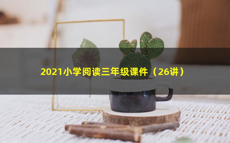 2021小学阅读三年级课件(26讲)