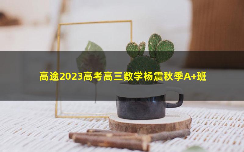 高途2023高考高三数学杨震秋季A+班