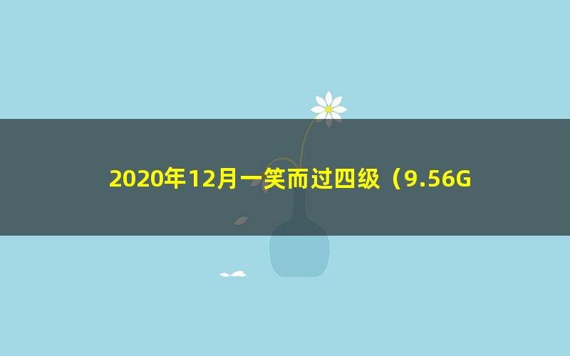 2020年12月一笑而过四级(9.56G高清视频)