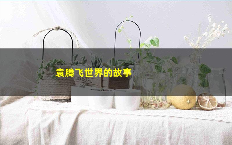 袁腾飞世界的故事