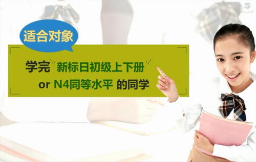 沪江网校新版标准日语葱花老师中级上下册(11.1G高清视频)