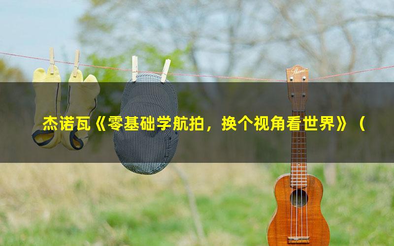 杰诺瓦《零基础学航拍,换个视角看世界》(高清视频)