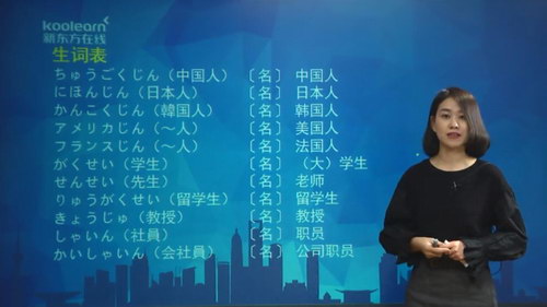 新东方新标准日本语王晶日语初级讲练结合(30.1G高清视频)