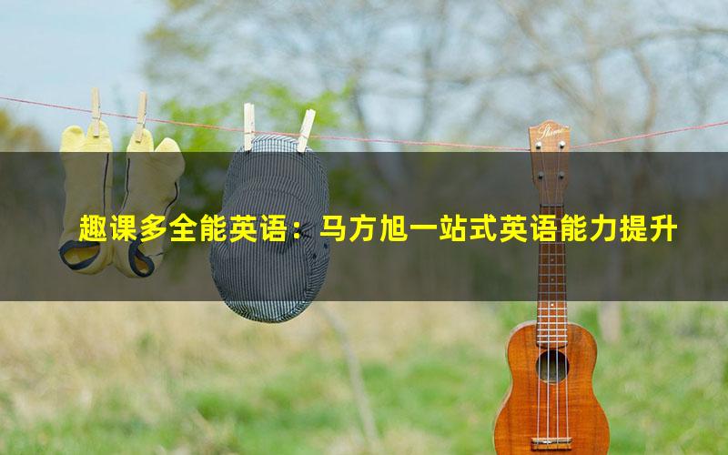 趣课多全能英语:马方旭一站式英语能力提升班(第九期)(70G高清视频)