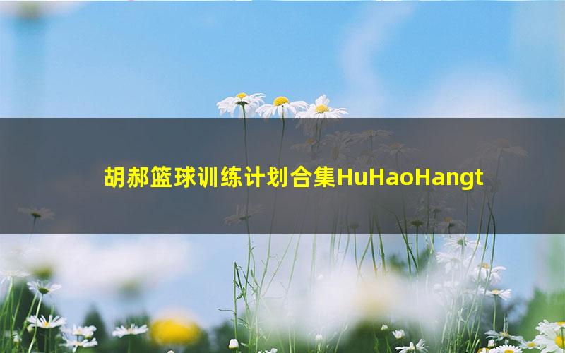 胡郝篮球训练计划合集HuHaoHangtime(超清视频)