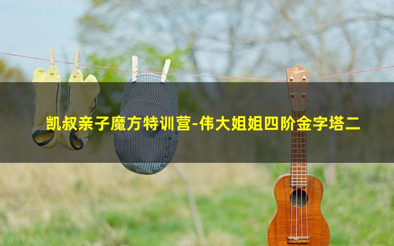 凯叔亲子魔方特训营-伟大姐姐四阶金字塔二阶全搞定(高清完结打包)