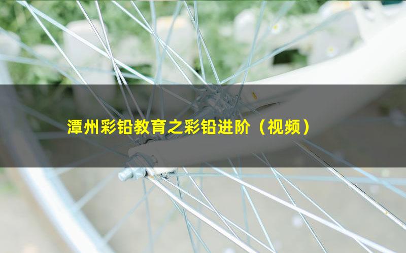 潭州彩铅教育之彩铅进阶(视频)