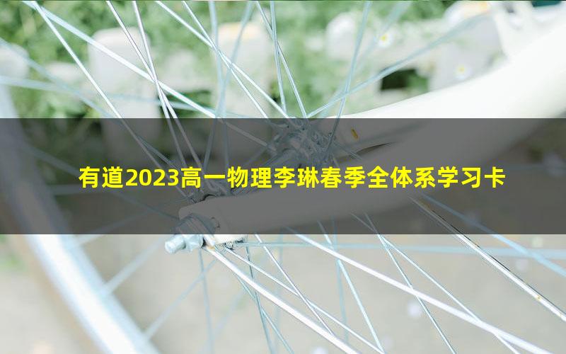 有道2023高一物理李琳春季全体系学习卡(规划服务)(6.21G高清视频)