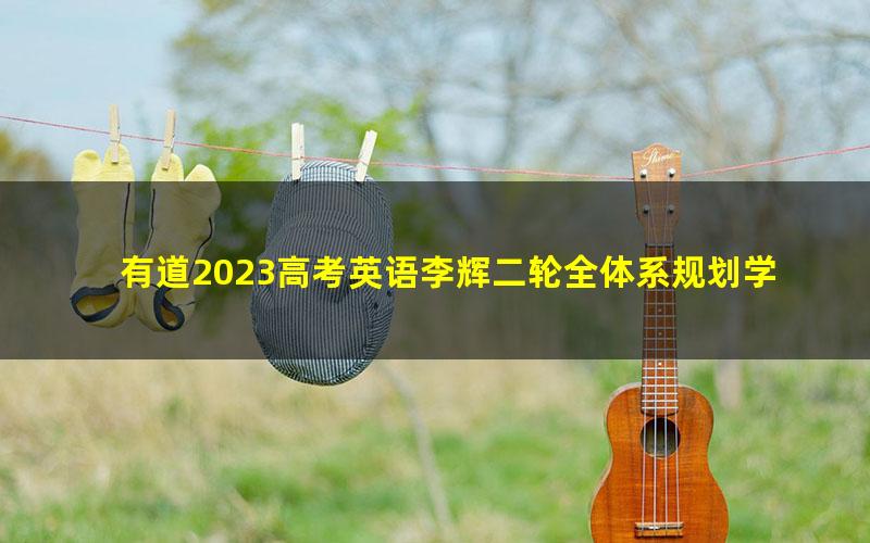 有道2023高考英语李辉二轮全体系规划学习卡(规划服务)(高三)(13.2G高清视频)