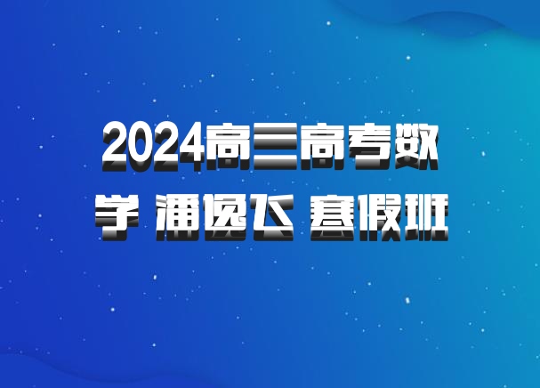 2024高三高考数学 潘逸飞 寒假班 百度网盘
