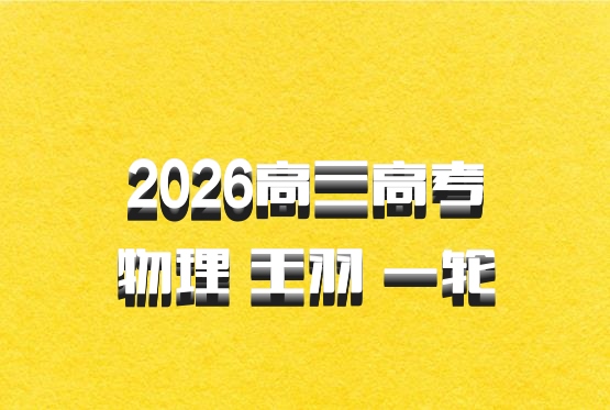 2026高三高考物理 王羽 一轮