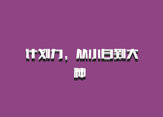 计划力，从小白到大神 百度网盘