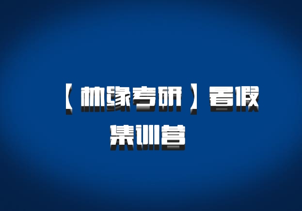 【林缘考研】暑假集训营 百度网盘