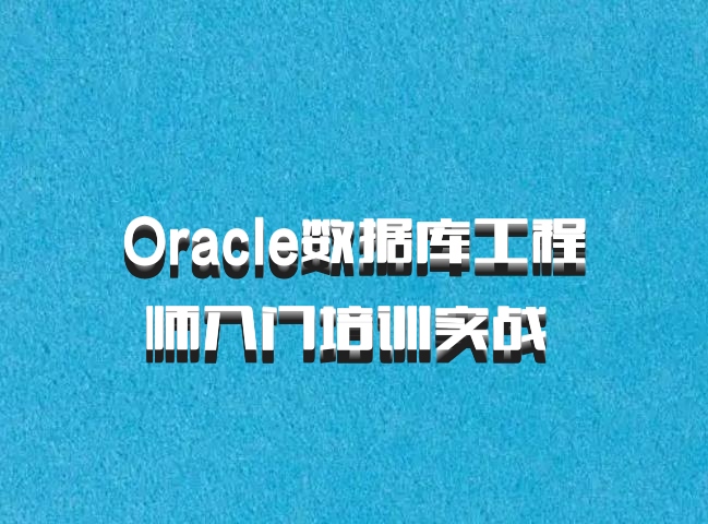 Oracle数据库工程师入门培训实战 百度网盘
